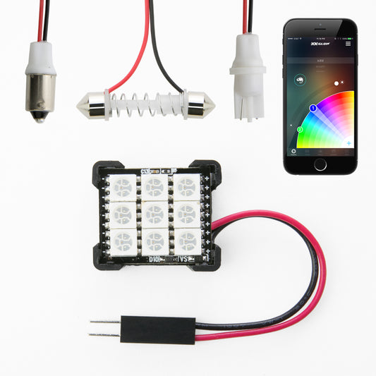 XKGlow Dome Bulb / RGB Festoon LED Panel XKchrome Bluetooth App Controlled - Part XK-BULB-PANEL