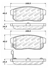 Load image into Gallery viewer, StopTech Street Disc Rear Brake Pads - 305.10080