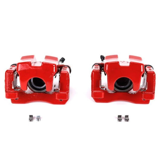 Power Stop 07-12 Lexus ES350 Rear Red Calipers w/Brackets - Pair PowerStop