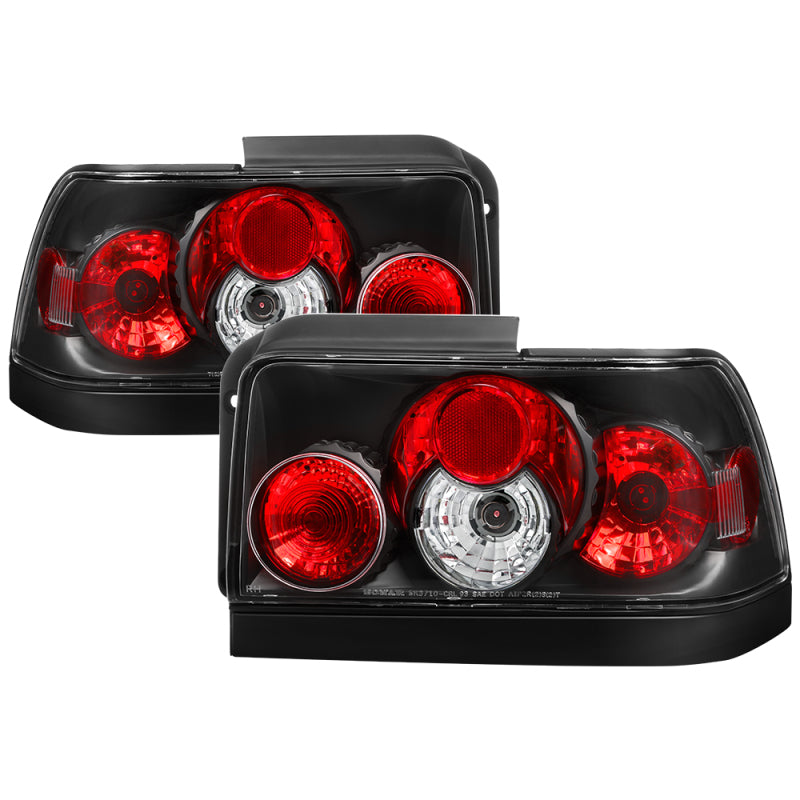 Spyder Toyota Corolla 93-97 Euro Style Tail Lights Black ALT-YD-TC93-BK SPYDER