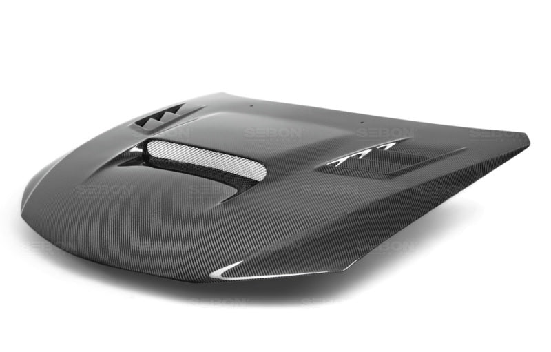 Seibon CW-style carbon fiber hood for 2008-2014 Subaru WRX/STi - HD0809SBIMP-CW Seibon