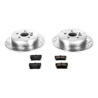 Power Stop 04-05 Toyota RAV4 Rear Z23 Evolution Sport Brake Kit PowerStop