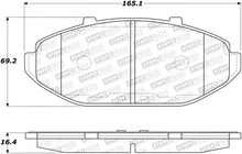 Load image into Gallery viewer, StopTech Premium Ceramic Brake Pads - 308.07480