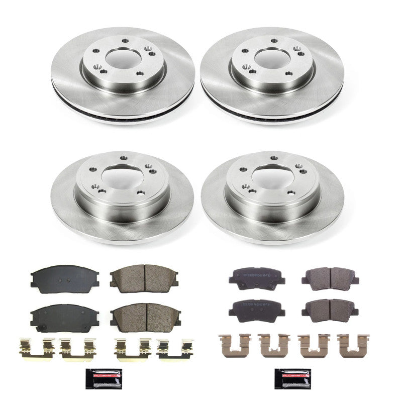 Power Stop 20-22 Hyundai Venue Front & Rear Autospecialty Brake Kit PowerStop