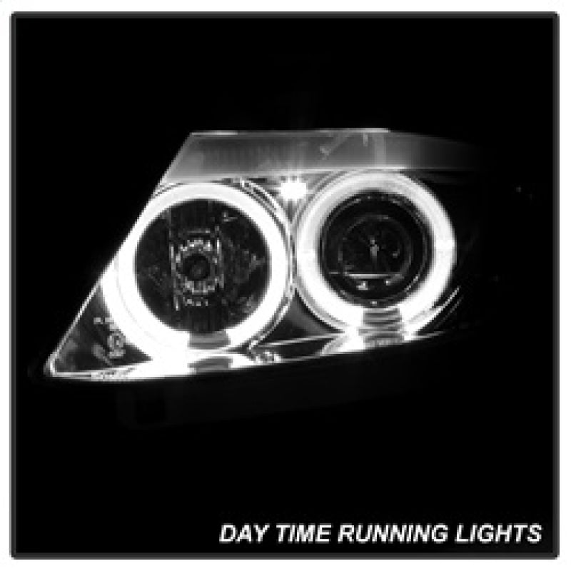 Spyder BMW Z4 03-08 Projector Headlights Halogen Model Only - LED Halo Chrome PRO-YD-BMWZ403-HL-C SPYDER