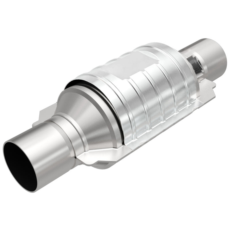 MagnaFlow Conv Univ 2.5in Inlet/Outlet Center/Center Round 9in Body L x 5.125in W x 13in Overall L Magnaflow