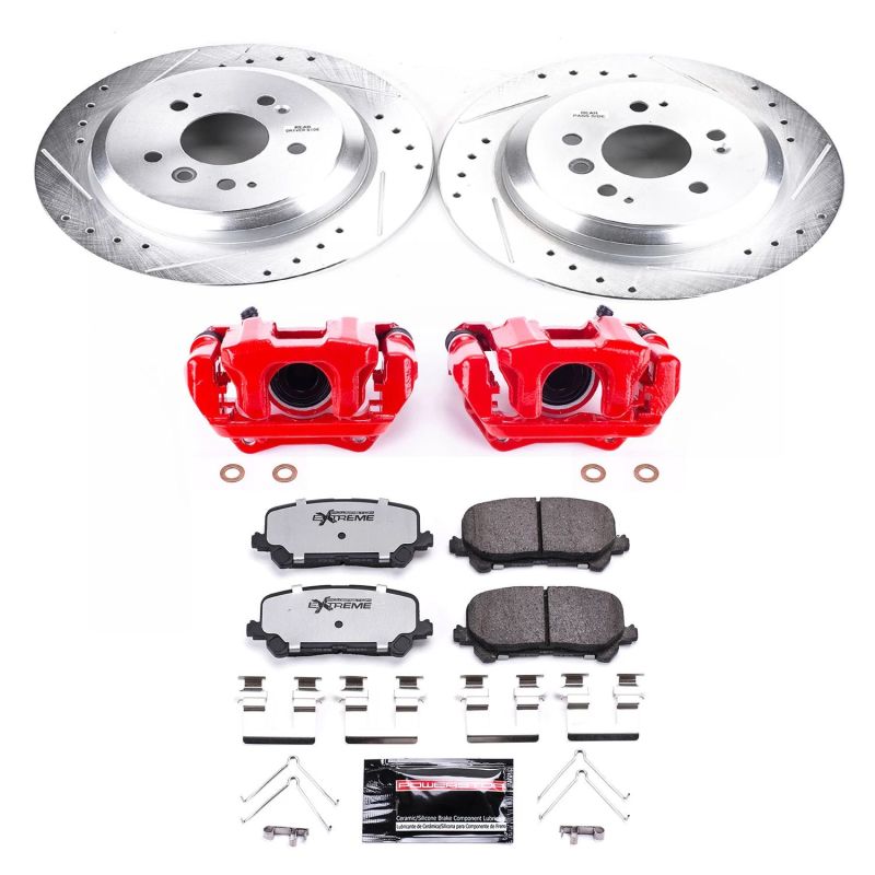 Power Stop 16-17 Honda Pilot Rear Z36 Truck & Tow Brake Kit w/Calipers PowerStop