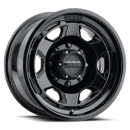 Method MR708 Bead Grip 17x8.5 / 0mm Offset / 6x135 / 4.72 in. BS / 87.00mm Bore - Gloss Black Wheel