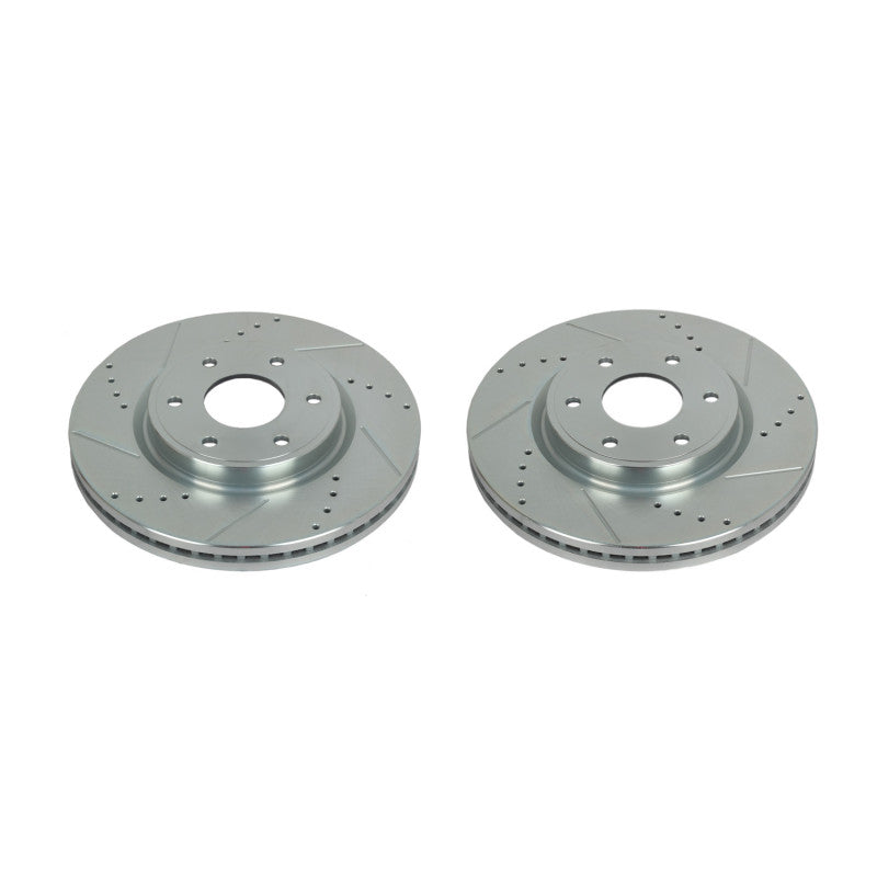 Power Stop 10-13 Nissan Patrol (Middle East Market) Front/Rear Drilled & Slotted Rotor (Pair) PowerStop