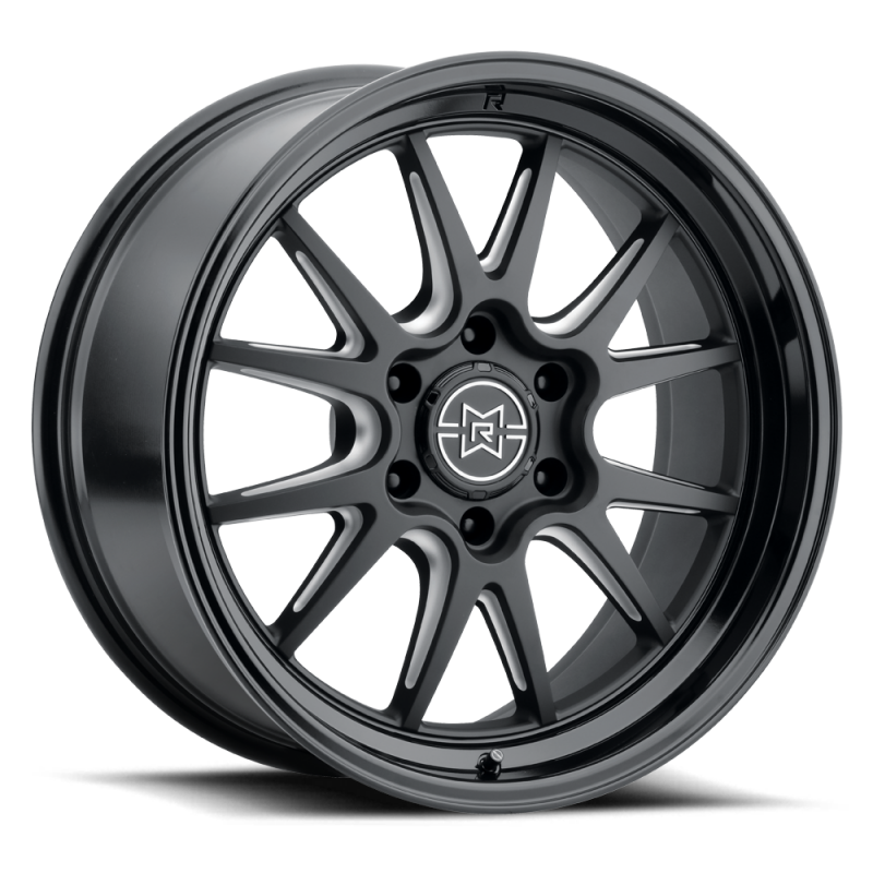 Method Raised MR802 20x9 / 6x5.5 BP / 0mm Offset / 106.25mm Bore - Double Black Milled Wheel Method Wheels