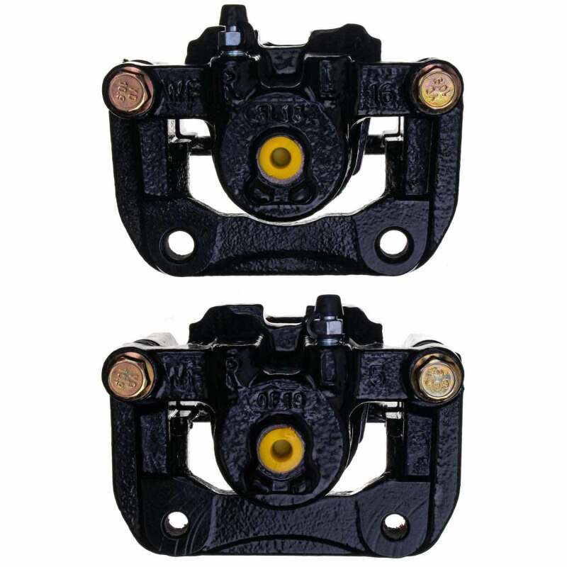 Power Stop 01-03 Acura CL Rear Black Caliper - Pair w/Bracket PowerStop