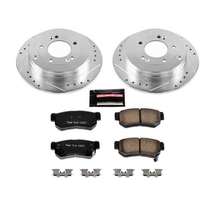 Power Stop 06-09 Hyundai Azera Rear Z23 Evolution Sport Brake Kit PowerStop