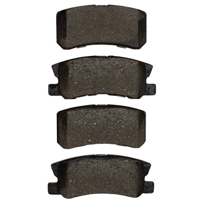 R1 Rear Semi-Metallic Brake Pads 2000-2017 Chrysler/Dodge & More - 2311-0868-00