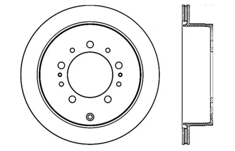 StopTech Drilled Sportstop Cryo Rotor - Left Stoptech