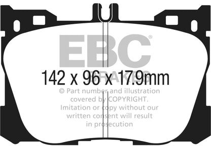 EBC GreenStuff Front Brake Pads - DP23070 EBC