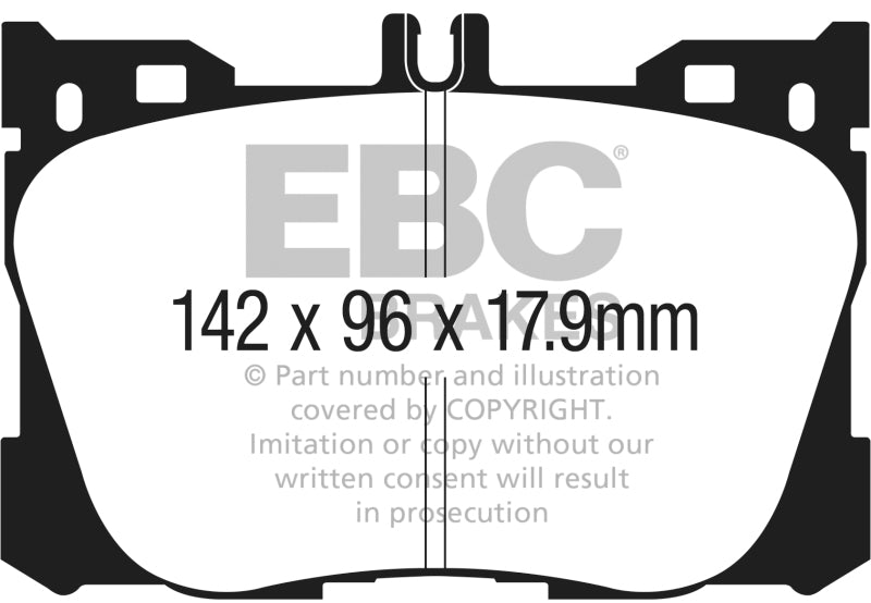 EBC Ultimax2 Front Brake Pads - UD1871