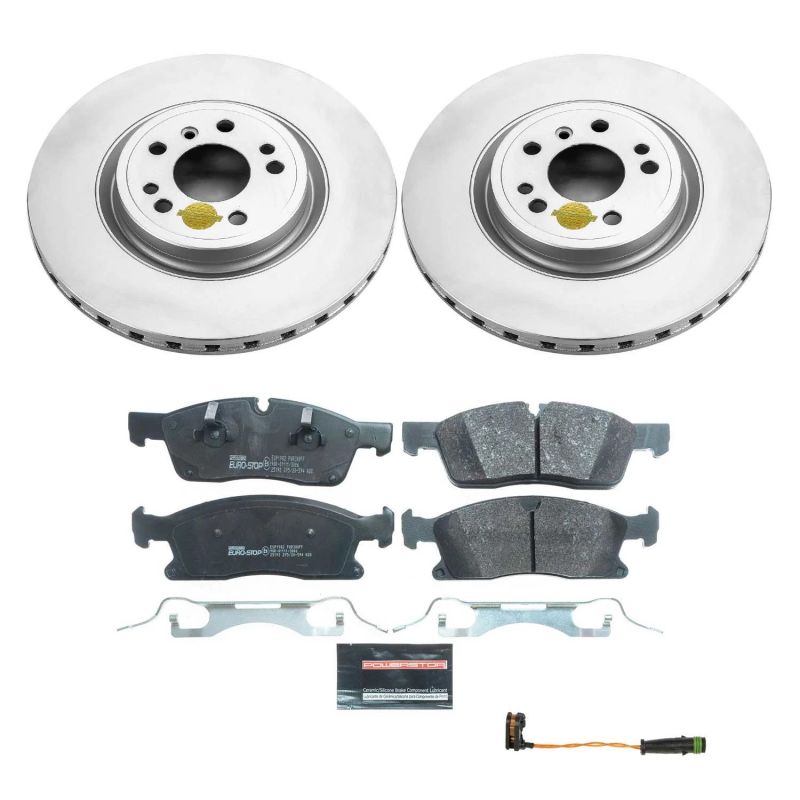 Power Stop 2016 Mercedes-Benz GLE300d Front Euro-Stop Brake Kit PowerStop