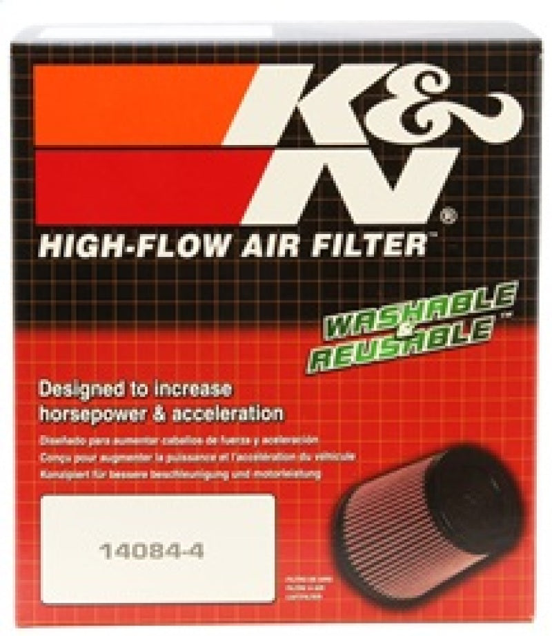 K&N Filter 2 3/4 inch Flange 5 7/8 inch OD Base 4 3/4 Top 5 inch Height K&N Engineering