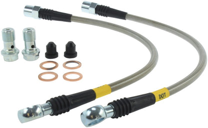 StopTech 02-03 Audi S6 Rear Stainless Steel Brake Line Kit Stoptech