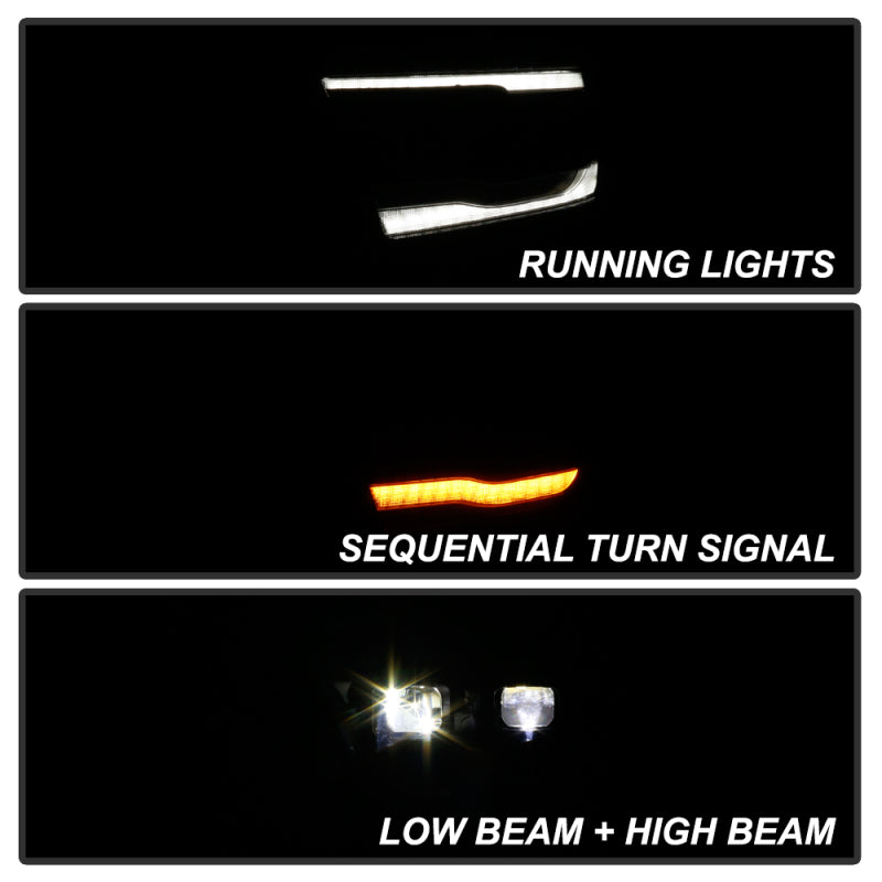 Spyder Dodge Ram 19-20 High-power LED Module - Black (PRO-YD-DR19HALAP-SEQ-BK) SPYDER