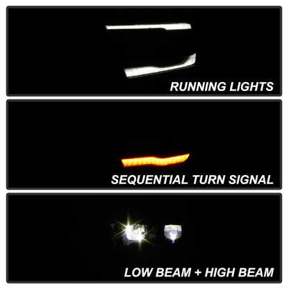 Spyder Dodge Ram 19-20 High-power LED Module - Black (PRO-YD-DR19HALAP-SEQ-BK) SPYDER