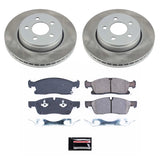 Power Stop 11-16 Jeep Grand Cherokee Front Semi-Coated Rotor Kit