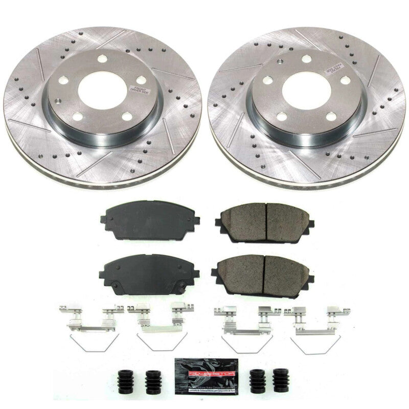 Power Stop 19-23 Mazda 3 Front Z23 Evolution Brake Kit PowerStop