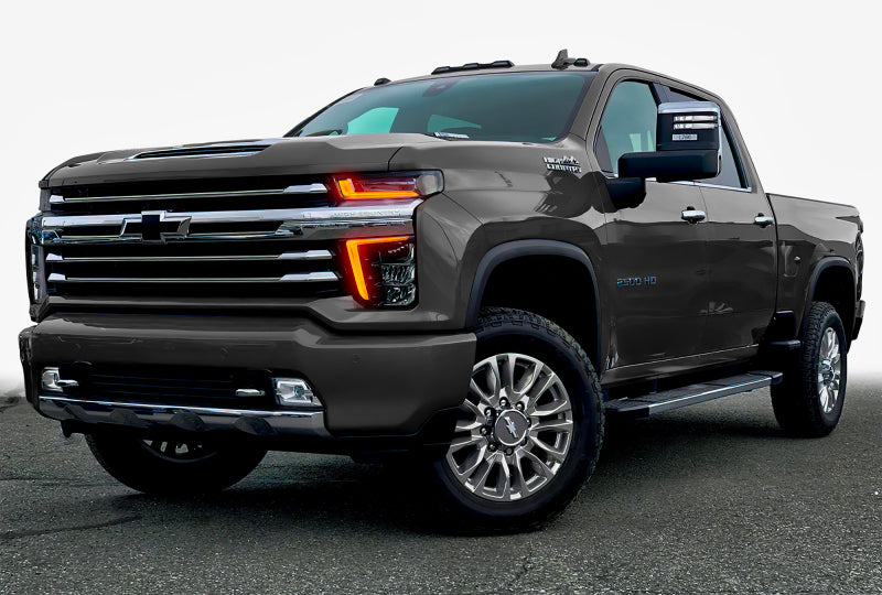 Oracle 20-21 Chevy Silverado HD 2500 RGB+W Headlight DRL Upgrade Kit - ColorSHIFT w/o Controller