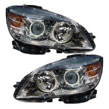 Load image into Gallery viewer, Oracle 08-11 Mercedes Benz C-Class Pre-Assembled Headlights Chrome Housing ColorSHIFT w/o Controller