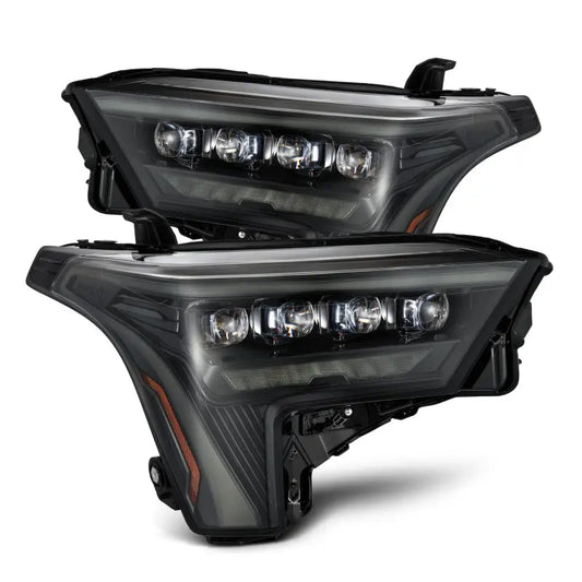 AlphaRex 880861 22-23 Toyota Tundra NOVA-Series Headlights Alpha-Blk w/White DRL - Req 810029 OR 810030 AlphaRex