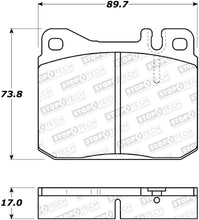 Load image into Gallery viewer, StopTech Premium Ceramic Brake Pads - 308.01451