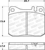 StopTech Premium Ceramic Brake Pads - 308.01451