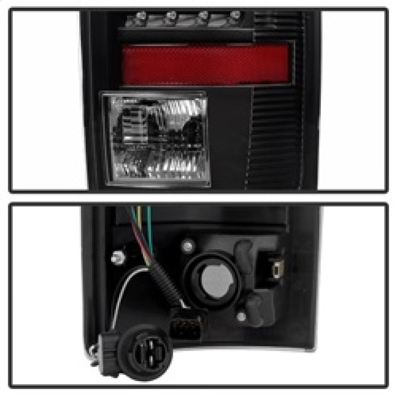 Xtune Dodge Ram 02-06 1500 / Ram 2500/3500 03-06 LED Tail Light Black ALT-JH-DR02-LED-BK SPYDER