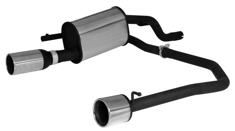 Remus 2006 Opel Corsa D w/Original Rear Skirt 1.4L (Z14Xep) Axle Back Exhaust Remus