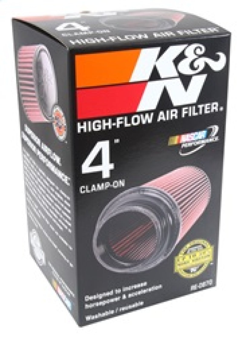 K&N Universal Rubber Filter 4inch FLG / 6inch OD-B / 4-5/8inch OD-T / 9inch H K&N Engineering