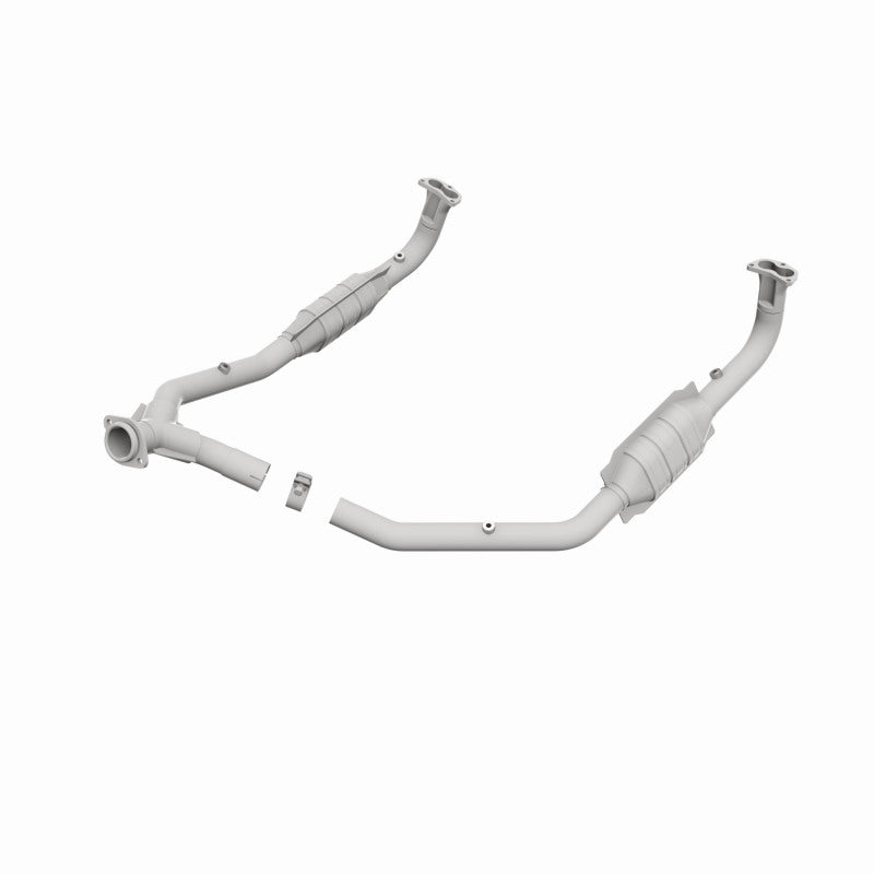 MagnaFlow Conv DF 97 Land Rover Defender 90 4.0L Y-Pipe Assy / 96-99 Discovery 4.0L Y-Pipe Assy Magnaflow