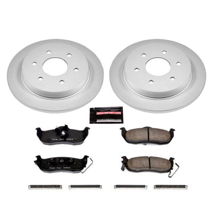 Power Stop 04-10 Infiniti QX56 Rear Z17 Evolution Geomet Coated Brake Kit PowerStop