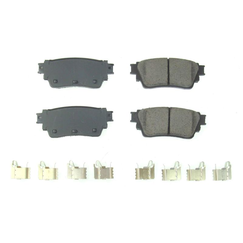 Power Stop 2019 Nissan Altima Rear Z17 Evolution Ceramic Brake Pads w/Hardware PowerStop