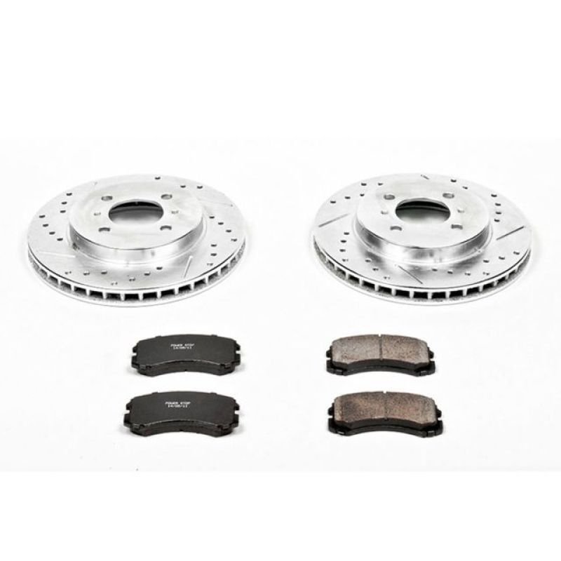 Power Stop 02-07 Mitsubishi Lancer Front Z23 Evolution Sport Brake Kit PowerStop
