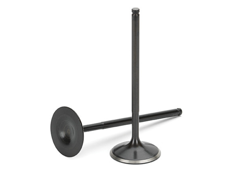 Supertech Honda B16A/B18C Black Nitrided Intake Valve - +1mm Oversize - Set of 8 Supertech