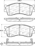 StopTech Premium Ceramic Brake Pads - 308.08890