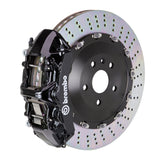 Brembo 05-13 Range Rover Sport (L320) Front GT BBK 6 Piston Cast 405x34 2pc Rotor Drilled-Black