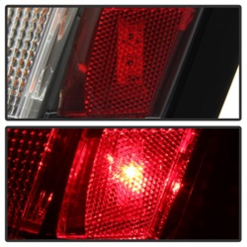 Spyder Chrysler 300C 08-10 V2 Light Bar LED Tail Lights - Black ALT-YD-C308V2-LED-BK SPYDER