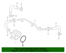 Load image into Gallery viewer, Genuine OEM Honda Oil Cooler O-Ring 62.4 x 3.1 Base (91316-PE7-730) X1