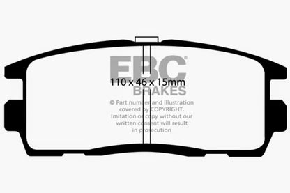 EBC Ultimax2 Rear Brake Pads - UD1275 EBC