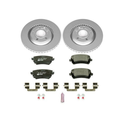 Power Stop 03-10 Audi A8 Quattro Rear Euro-Stop Brake Kit PowerStop