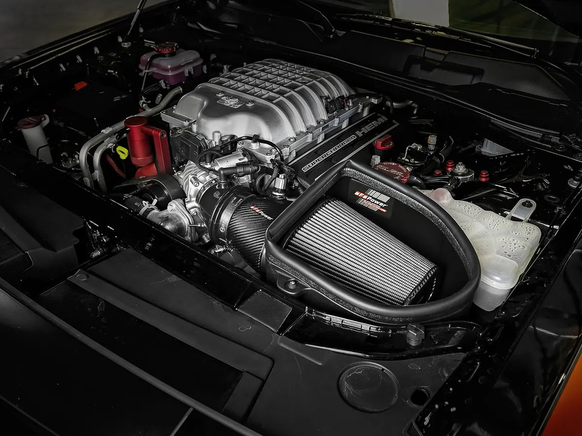 aFe Track Series Carbon Fiber Cold Air Intake – Pro DRY S – Demon/Redeye 6.2L – 57-10001D