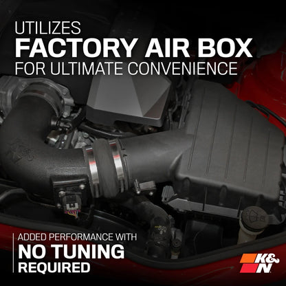 K&N 16-19 Chevrolet Camaro V6-3.6L Performance Intake Kit