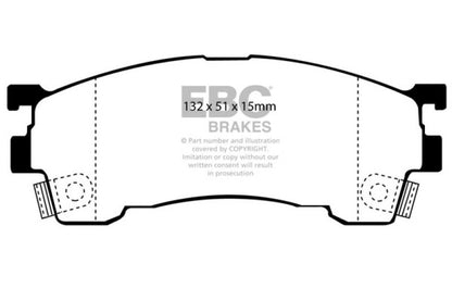 EBC RedStuff Front Brake Pads - DP3971C EBC