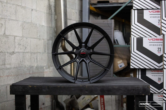 Vossen x Novitec NF10 22x12 ET:57 Satin Black Ferrari 458 / F12 Rear Wheel